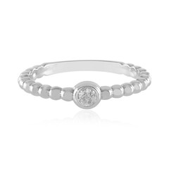 Zilveren ring met een I2 (H) Diamant (de Melo)