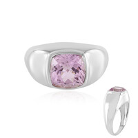 Zilveren ring met een kunziet