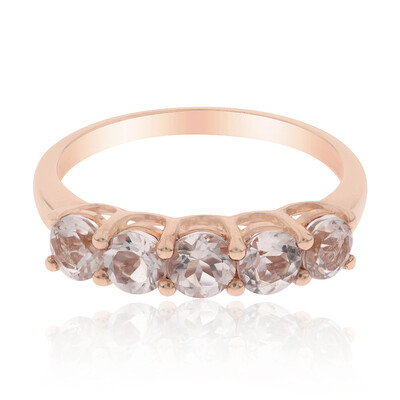Gouden ring met AAA Morganieten