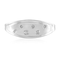Zilveren ring met I2 (I) Diamanten