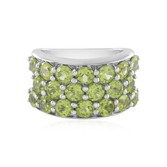Zilveren ring met peridoots (de Melo)