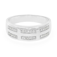 Zilveren ring met zirkonen