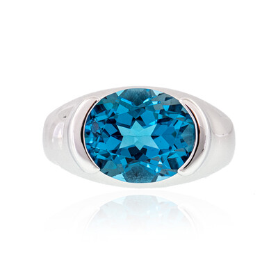 Zilveren ring met een Marambaia-topaas