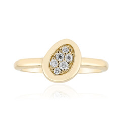 Gouden ring met een Diamant SI1 (G)