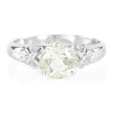 Zilveren ring met een Orthoklaas