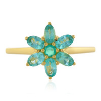 Zilveren ring met Blauwe apatieten