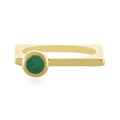 Zilveren ring met een Russische smaragd