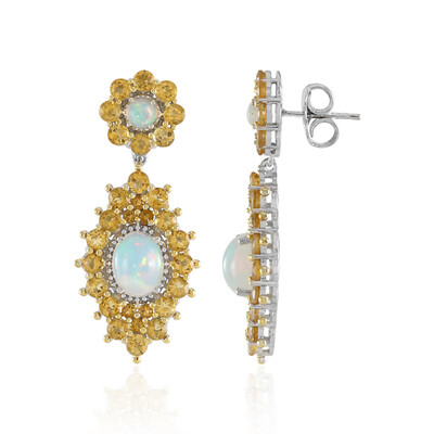 Zilveren oorbellen met Welo-opalen (Dallas Prince Designs)