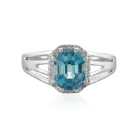 Zilveren ring met een Ratanakiri zirkoon