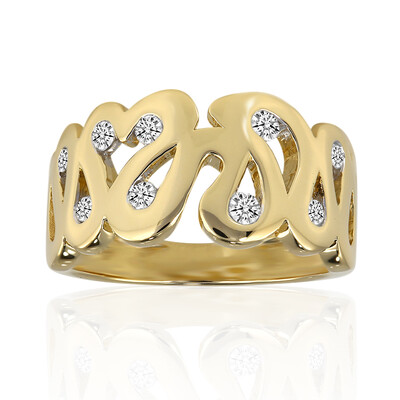 Gouden ring met een Diamant SI1 (G) (Annette)