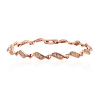 Gouden armband met SI1 Argyle Rose De France Diamanten