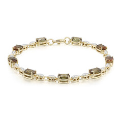 Gouden armband met andalusieten