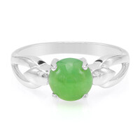 Zilveren ring met een keizerlijk chrysopraas
