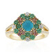 Gouden ring met een turkoois (Adela Gold)