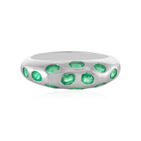 Zilveren ring met Ethiopische smaragden (SAELOCANA)