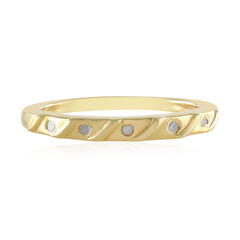Zilveren ring met I2 (I) Diamanten