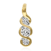Gouden hanger met een IF Diamant (D)