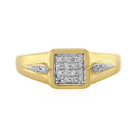 Zilveren ring met I2 (I) Diamanten