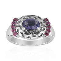 Zilveren ring met een ioliet (Remy Rotenier)