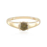 Gouden ring met een sfaleriet (AMAYANI)