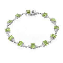Zilveren armband met Paraiba toermalijnen