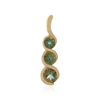Gouden hanger met een Oregon zonnesteen