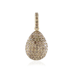Gouden hanger met I2 Champagne Diamanten (de Melo)