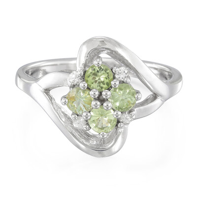 Zilveren ring met Paraiba toermalijnen