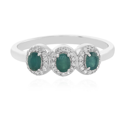 Zilveren ring met Grandidirieten