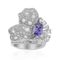 Gouden ring met een paarse saffier (CIRARI)