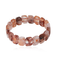 Armband met Rode kwartskristallen