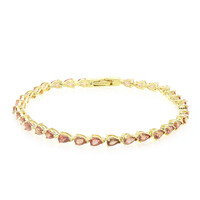 Gouden armband met Onverhitte Padparadscha Saffieren (AMAYANI)