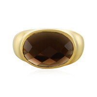 Zilveren ring met een rookkwarts