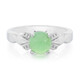 Zilveren ring met een keizerlijk chrysopraas