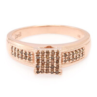 Zilveren ring met Fancy diamanten