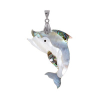 Zilveren hanger met een edelsteen