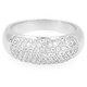 Zilveren ring met witte saffieren
