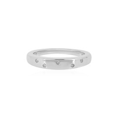 Zilveren ring met I2 (I) Diamanten