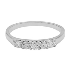 Gouden ring met SI diamanten