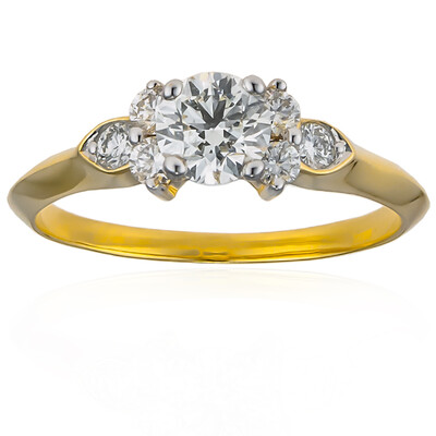 Gouden ring met een SI diamant