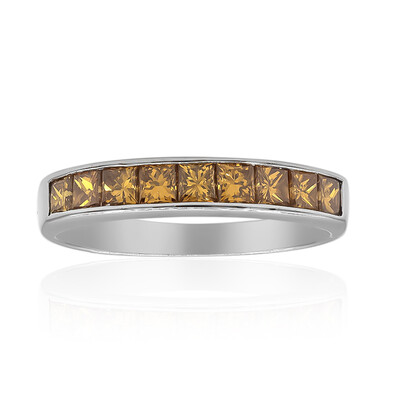 Gouden ring met gele S12 diamanten (Estée Collection)