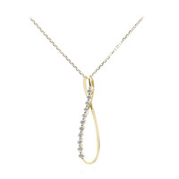 Gouden halsketting met I1 (H) Diamanten (CIRARI)