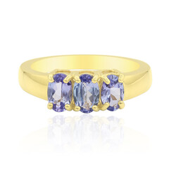 Zilveren ring met tanzanieten