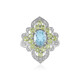 Zilveren ring met een hemel-blauwe topaas