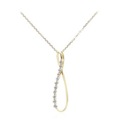 Gouden halsketting met I1 (H) Diamanten (CIRARI)