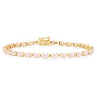 Zilveren armband met Welo-opalen