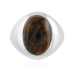 Zilveren ring met een Gouden Pietersiet