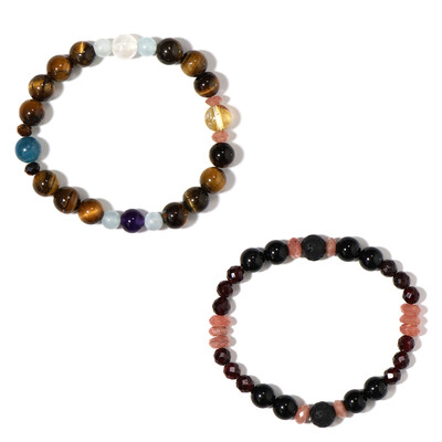 Armband met tijgerogen