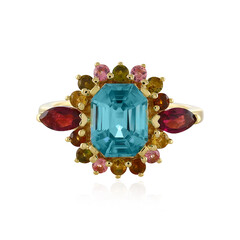 Zilveren ring met een Ratanakiri zirkoon