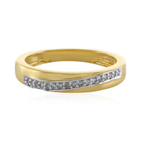 Zilveren ring met I4 (J) Diamanten